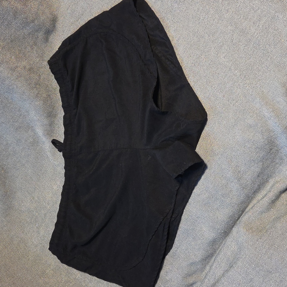 Black Casual Shorts